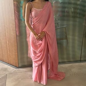 Elegant Pink Sari